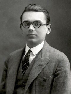 Kurt Gödel as a student, ca 1925