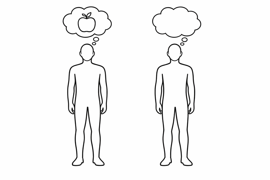 哲学的ゾンビ:物理的に同一の2体、片方は内側で何も体験していない