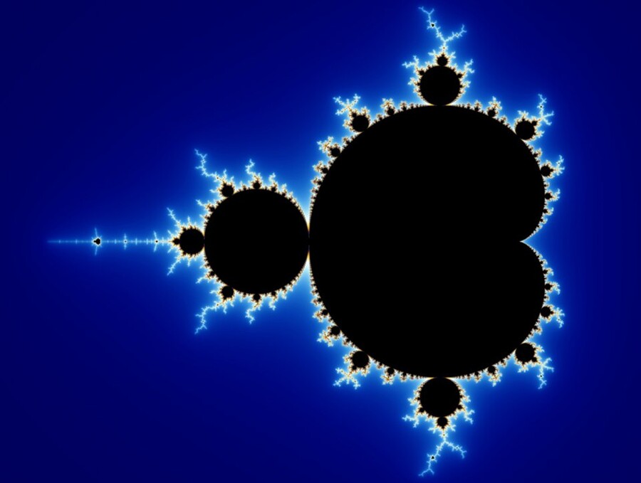 マンデルブロ集合の全体図