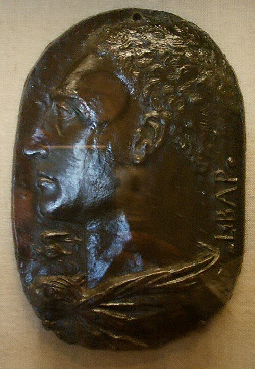 アルベルティの自画像メダリオン