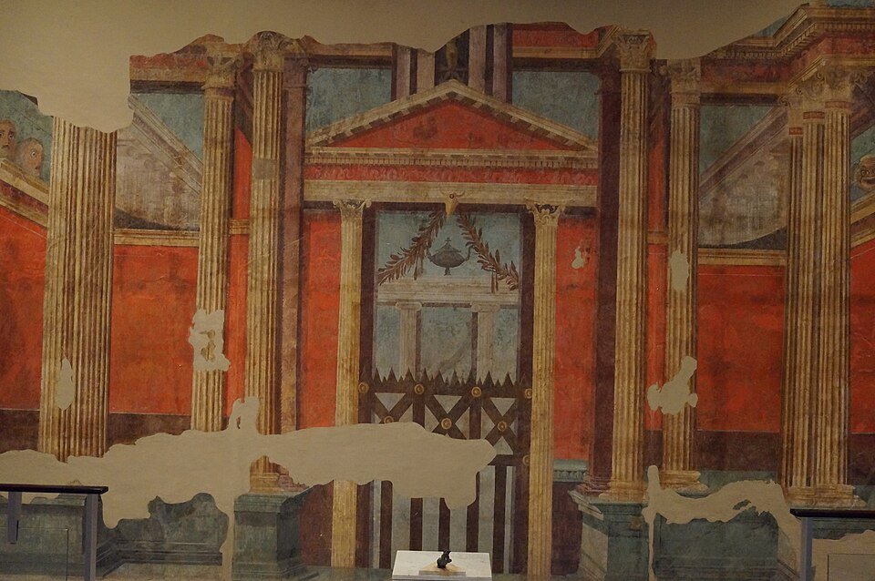 ボスコレアーレのヴィラのフレスコ（紀元前50–40年頃）