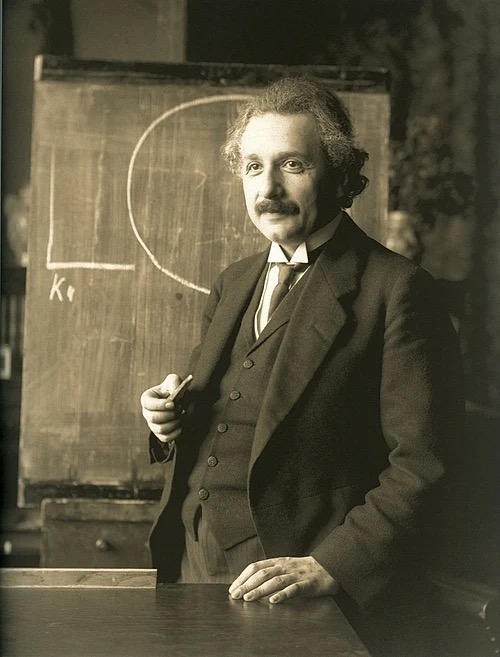 Albert Einstein, photograph by Ferdinand Schmutzer (1921)