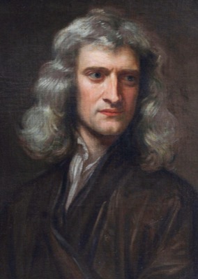 Isaac Newton, after Godfrey Kneller's 1689 portrait