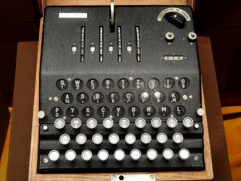 German Enigma cipher machine